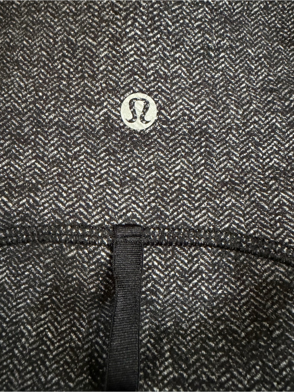 EUC Lululemon Define Jacket Size 10 Black/Gray Herringbone - Picture 6 of 6